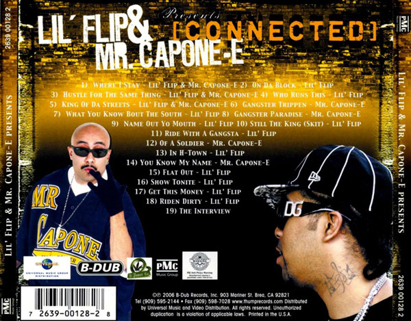 Lil Flip & Mr. Capone-E - Connected Chicano Rap